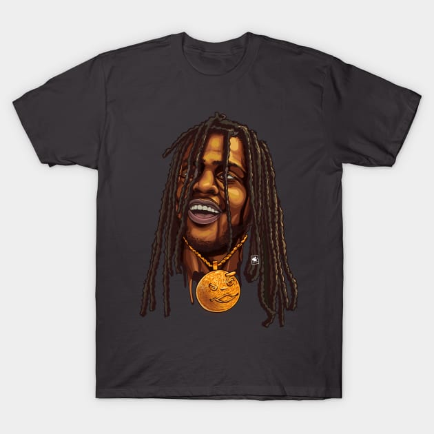 Chief Keef  art Design T-Shirt Hoodies Stickers T-Shirt by Carlart1 🎨